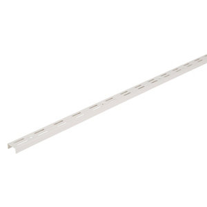 Crémaillère double 100 cm blanc "Twinny"
