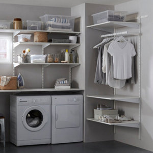 Crémaillère double 1 m  "poppit" - h. 9,95 cm x p. 23 mm x l. 25,5 mm