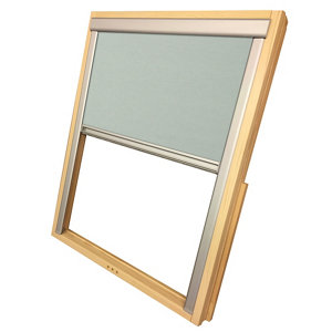 Store occultant gris pour fenêtre de toit - H. 98 x l. 78 cm