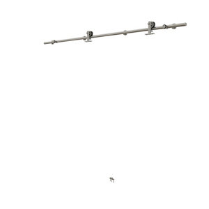 Système en applique acier pour portes bois