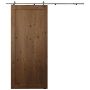 Système en applique acier pour portes bois