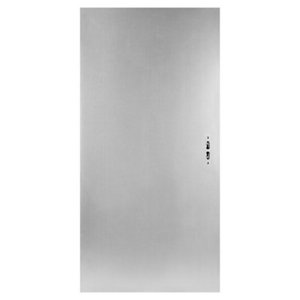 Bloc-porte de service métal non isolée - H. 200 x l. 80 cm