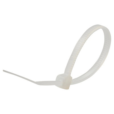 100 colliers de serrage en nylon Diall 2 5 x 100 mm