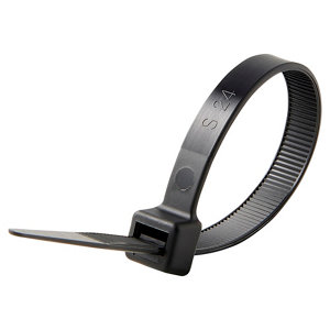 Lot de 25 colliers de fixation noir 9 x 200 mm