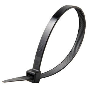 Lot de 25 colliers de fixation noir 9 x 300 mm