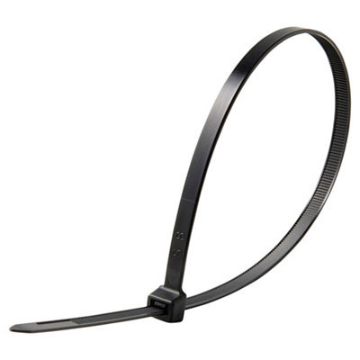 50 colliers de serrage en nylon Diall 7 5 x 400 mm
