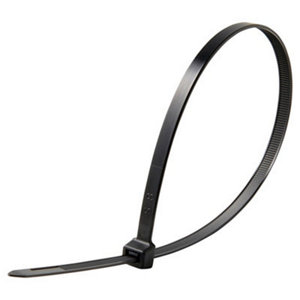 Lot de 50 colliers de fixation noir 7,5 x 400 mm