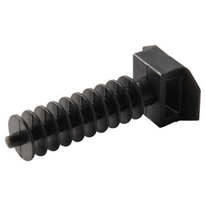 Lot de 25 embases à cheville noir