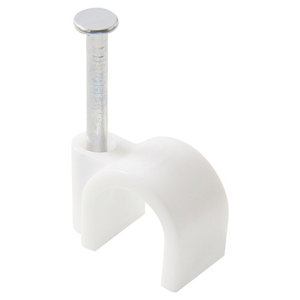 Lot de 250 attaches câble panaché blanc