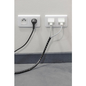 Range câbles noir - 2,5 m x Ø 40 mm