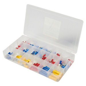 Lot de 100 cosses panachées cuivre et PVC