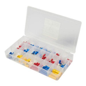 Lot de 100 cosses panachées cuivre et PVC