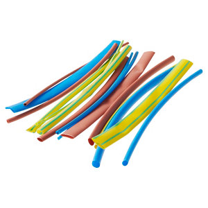 Lot de 15 gaines thermo rétractables de couleur