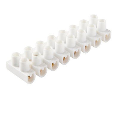 Barrette de connexion 12 X 2 entrées Diall 2 5 mm² /