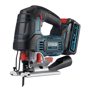 Scie sauteuse pendulaire 18 V + 1 batterie Li-ion 4 Ah - EJS18-Li