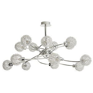 Plafonnier 14 spots métal "Caelus" H. 45 x Ø 76 cm