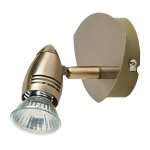 Spot 1 lumière antic brass gu10 (aspis 16c-1a)