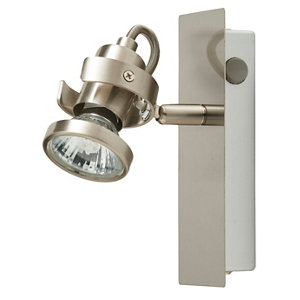 Spot métal nikel "Arachnee" H. 16,5  x  L. 7 cm