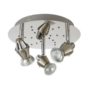 Plafonnier 3 spots ceraon blanc gu10 (72267)