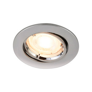 Spot orientable chromé led intégrée IP20