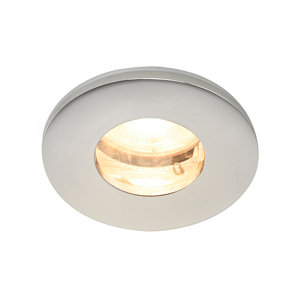 Spot à tête fixe chromé blanc chaud, 2700K