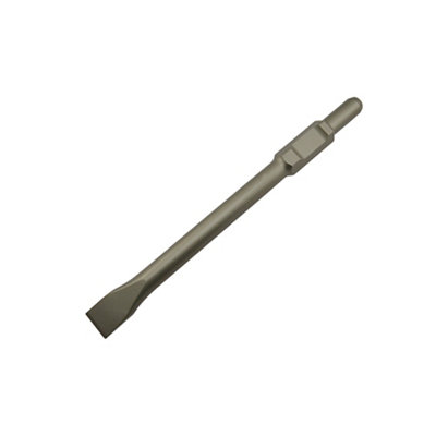 Burin Plat Hex En Acier Forgé 45 X 400 Mm