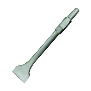 Burin plat HEX en acier forgé 75 x 400 mm