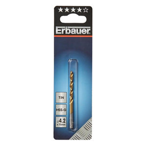 Foret métaux Tin 4.2 x 75 mm