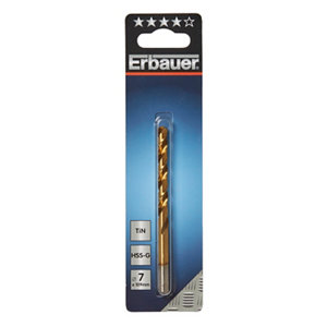 Foret à métaux Tin 7 x 109 mm - DRL42868