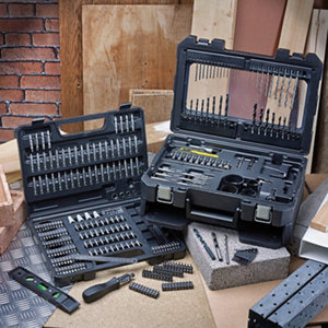 Coffret assortiment forets et embouts perçage vissage - 302 pièces