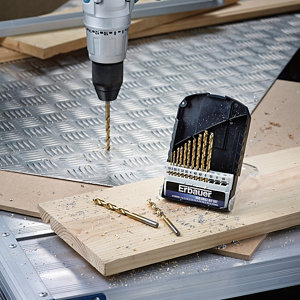 Coffret de 13 forets métal TIN