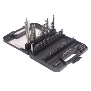 Coffret assortiment forets et embouts perçage vissage - 70 pièces