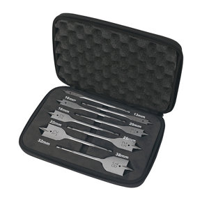 Coffret de mèches plates bois Longueur 260 mm