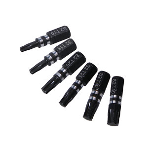 Lot 6 embouts TX de tournevis "Impact"