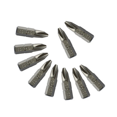 Embout de vissage standard PH2 25 mm Universel 10 pièces - vue 2