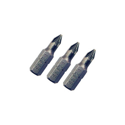 Embout de vissage standard PZ1 25 mm Universel 3 pièces - vue 1
