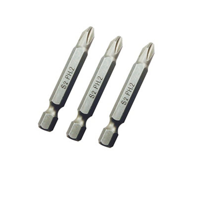 Embout de vissage standard PH2 50mm Universel 3 pièces - vue 1