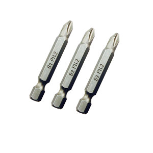 Lot de 3 embouts en acier 50 mm - STD