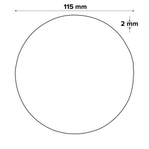 Disques diamant Turbo 115 mm