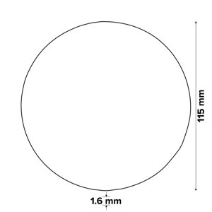 UNI DISQUE A TRONC MULTI 115x1,6MM