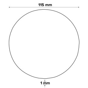 Disques à tronçonner les métaux-inox 115 mm