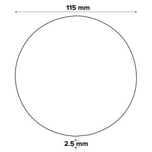 Disque de meuleuse pour béton Ø 115 x 2,5 x 22,2 mm