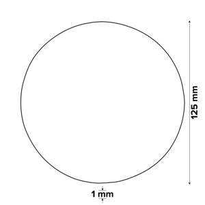 Disques à tronçonner les métaux-inox 125 mm