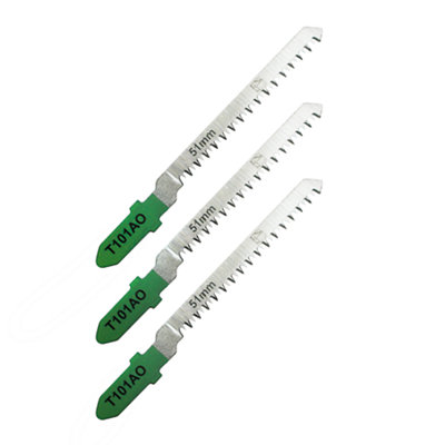 3 lames de scie sauteuse T courbe propre Bois fin et moyen - vue 2
