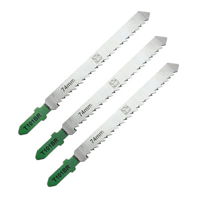 3 lames de scie sauteuse T droite propre inversée Bois - vue 2