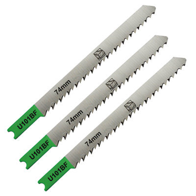 3 lames de scie sauteuse U droite propre Bois dur . 100 mm - vue 2