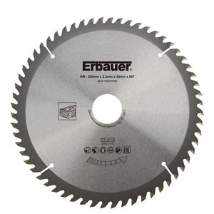 Lame de scie circulaire pour bois - Ø 200 mm 60D TCT
