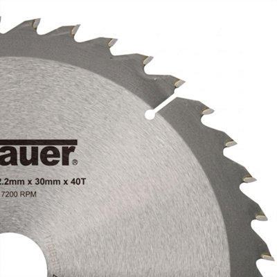 Lame scie circulaire bois TCT Ø210 x30252016 Moyenne 40 dents - vue 2