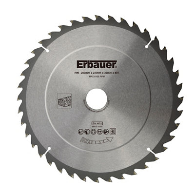 Lame scie circulaire TCT Ø250 x30252016 Moyenne 40 dents - vue 1