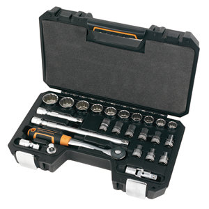 Coffret à douilles 1/2" - 25 pièces